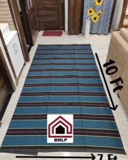 BMLP Multicolor Cotton Dhurrie(7 cm, X 10 cm, Rectangle)