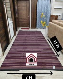 BMLP Multicolor Cotton Dhurrie(7 cm, X 11 cm, Rectangle)