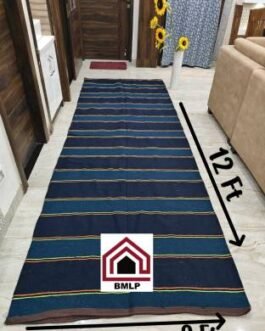 BMLP Multicolor Cotton Dhurrie(9 cm,  X 12 cm, Rectangle)