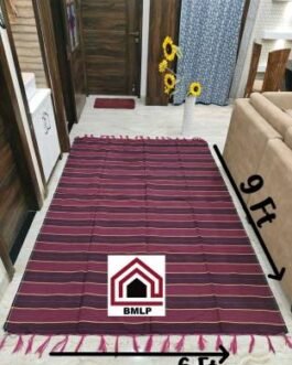 BMLP Multicolor Cotton Dhurrie(6 cm, X 9 cm, Rectangle)