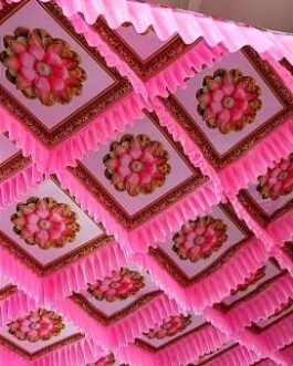 Ayushkacrafts Print thikiri(Baby pink)