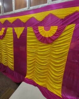 BMLP Tent Curtain 15*10 feet(Yellow, Pink)